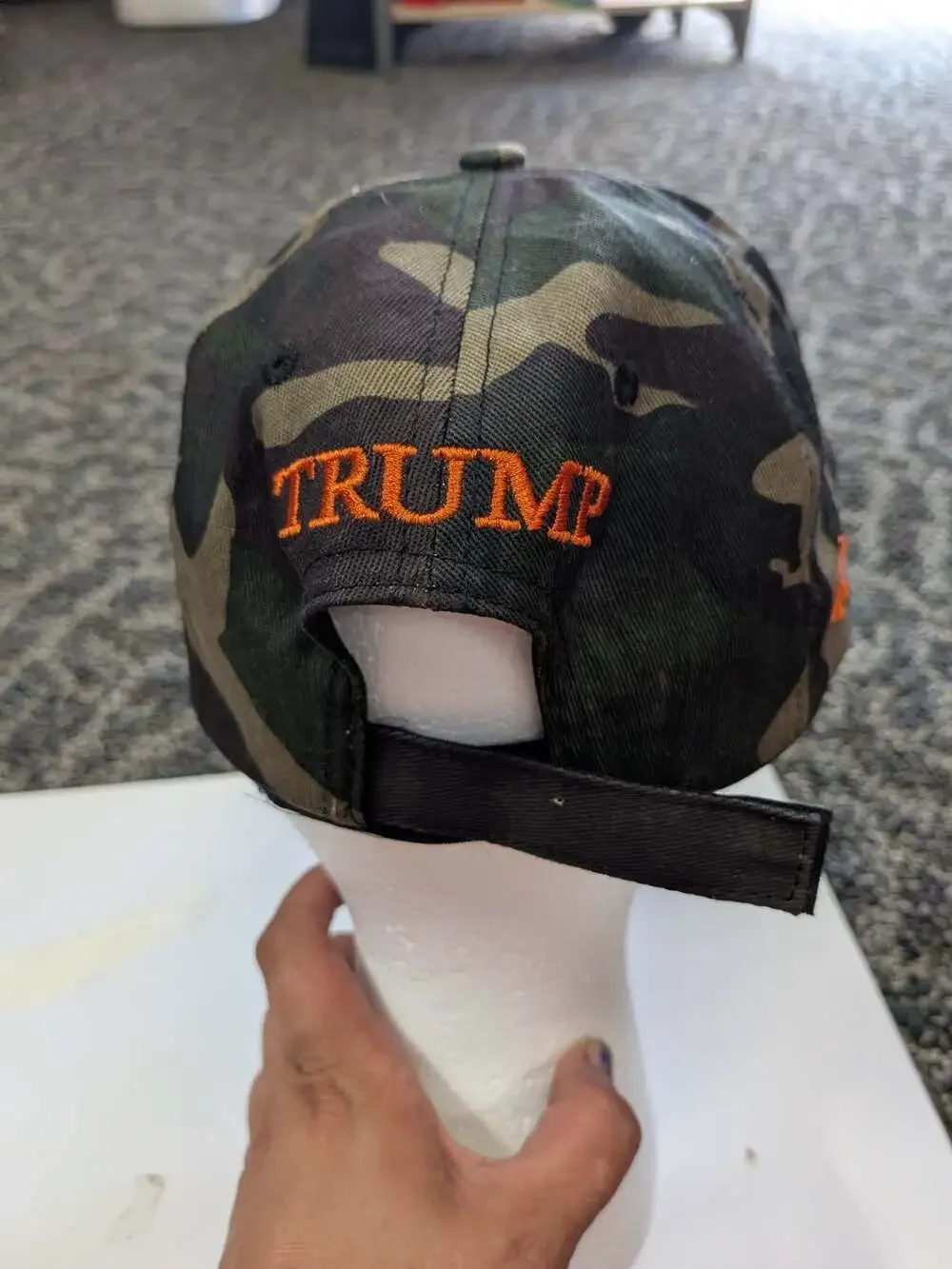 Donald Trump Make America Great Again MAGA 45-47 Camo Baseball Cap